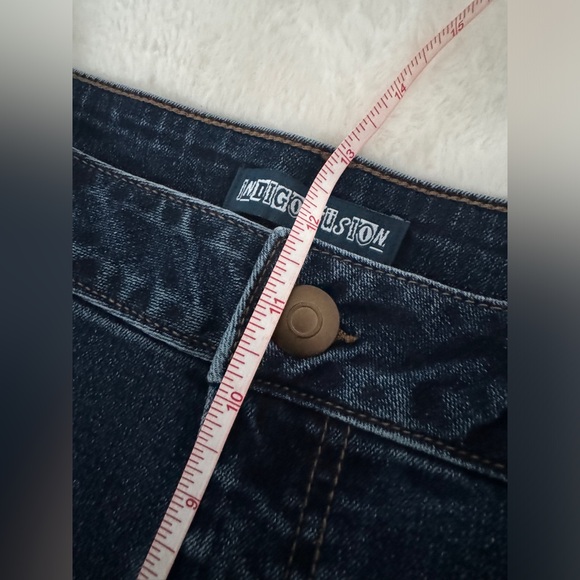 NWT Indigo Fusion Distressed Ankle Skinny Jeans, Size 18 - Picture 8 of 11